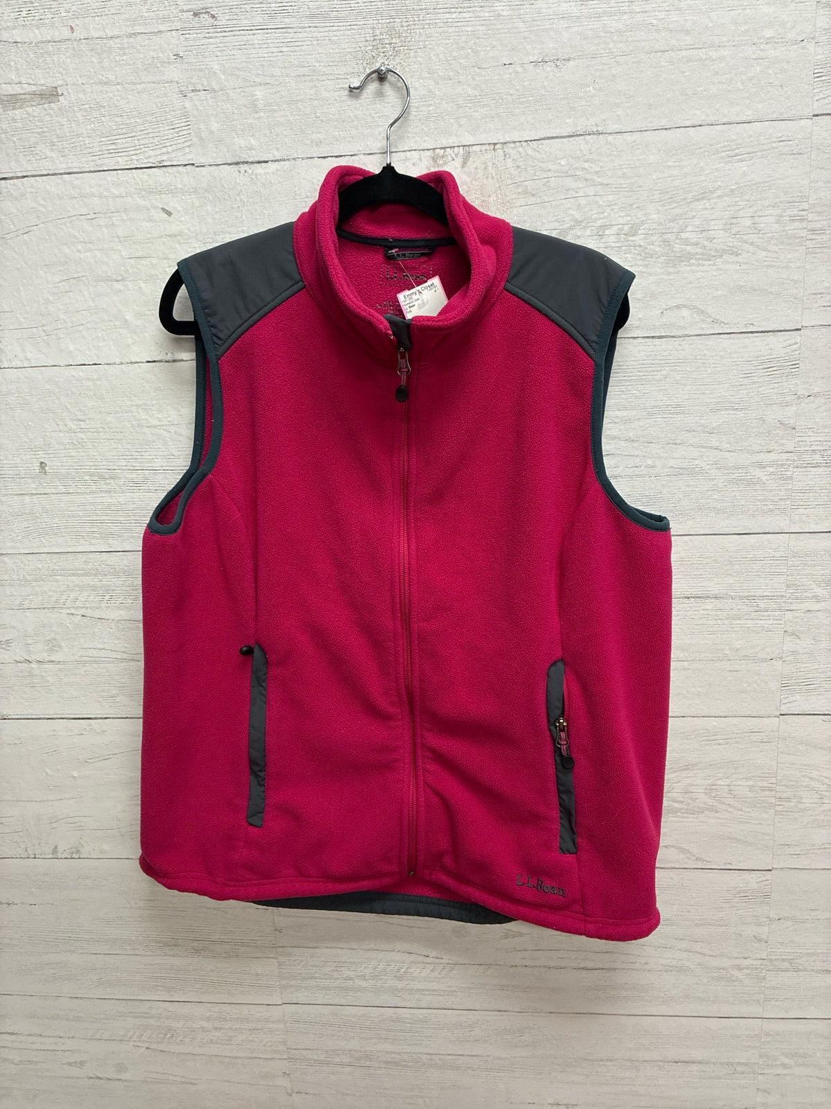 Size L LL Bean Pink Womens Vest