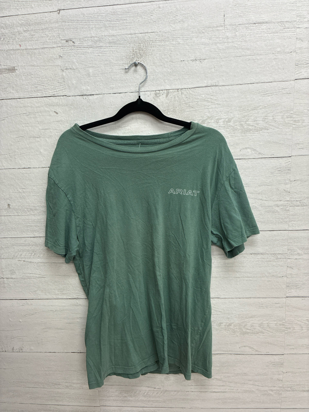 Size M Ariat Green Mens Shirt