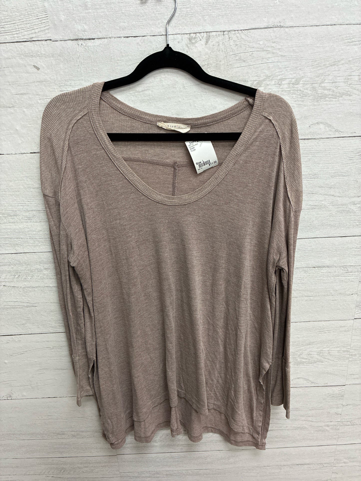 Size L Elodie Purple Womens Shirt