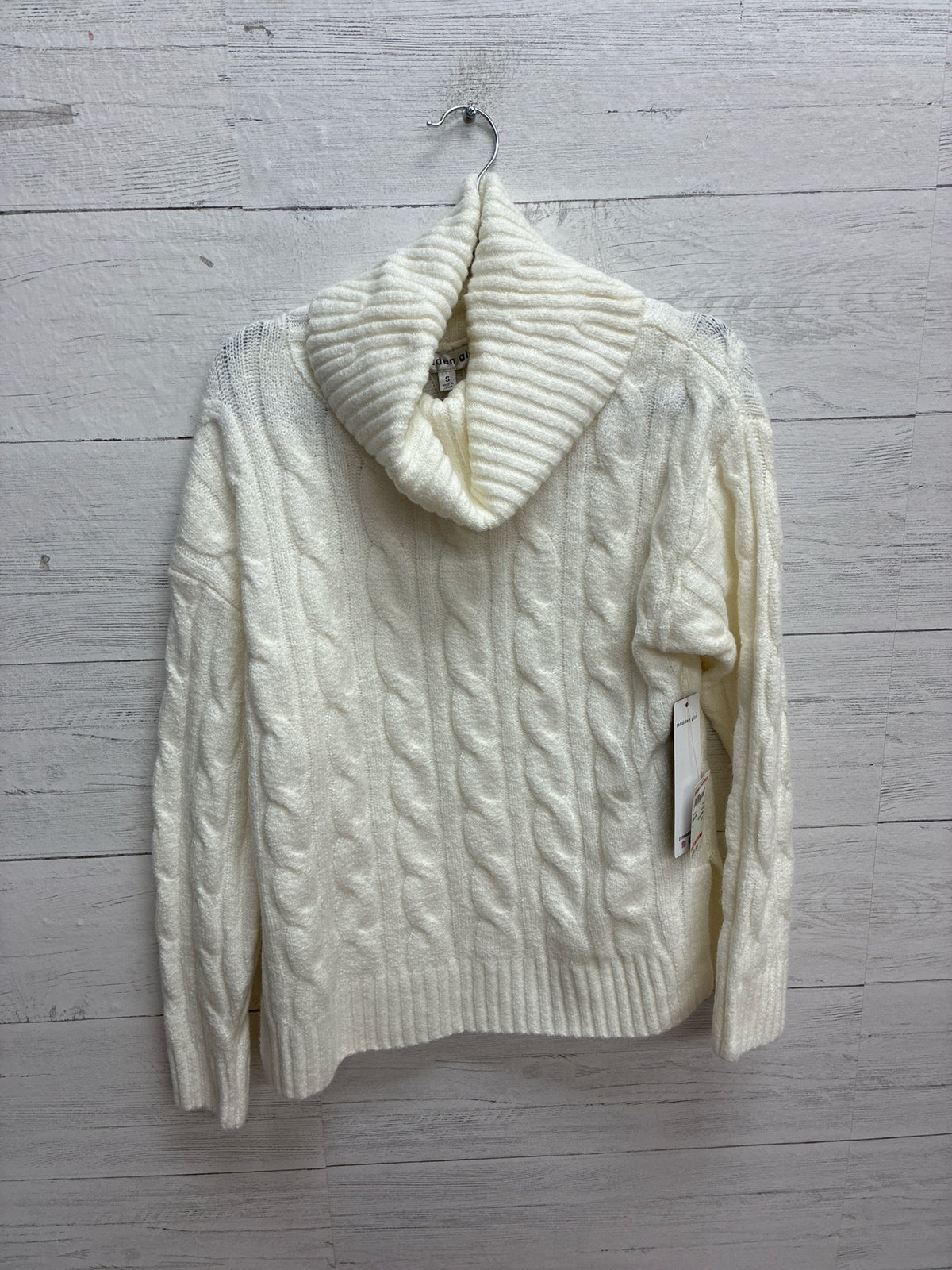 Size S Madden Girl White Womens Sweater