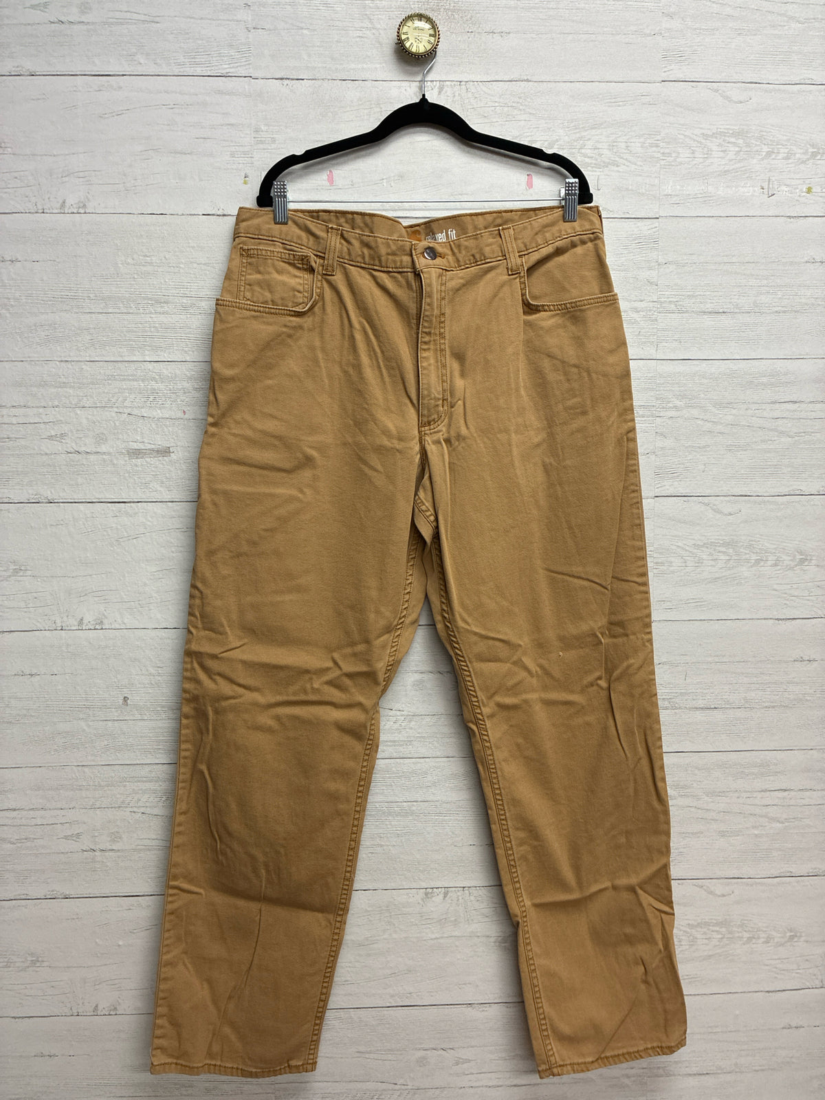 Size 38X34 Carhartt Tan Mens Jeans