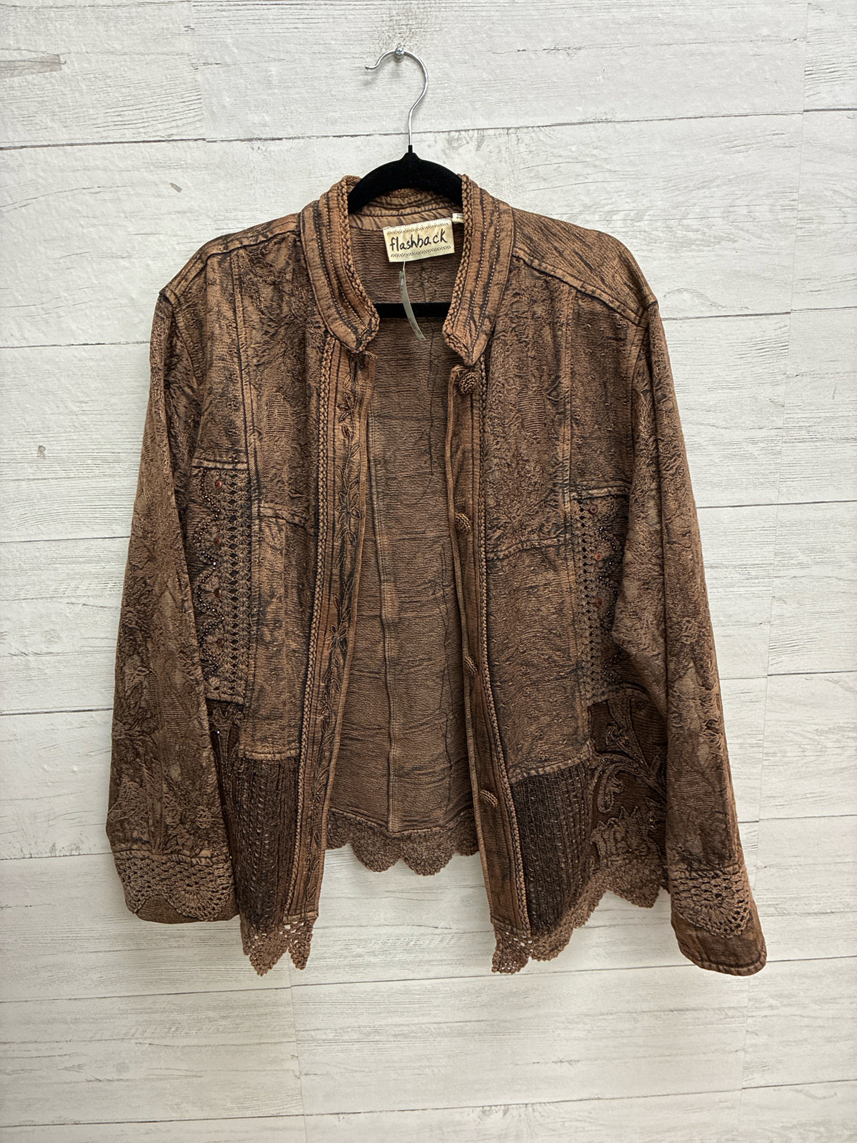 Size XL Flashback Brown Womens Jacket