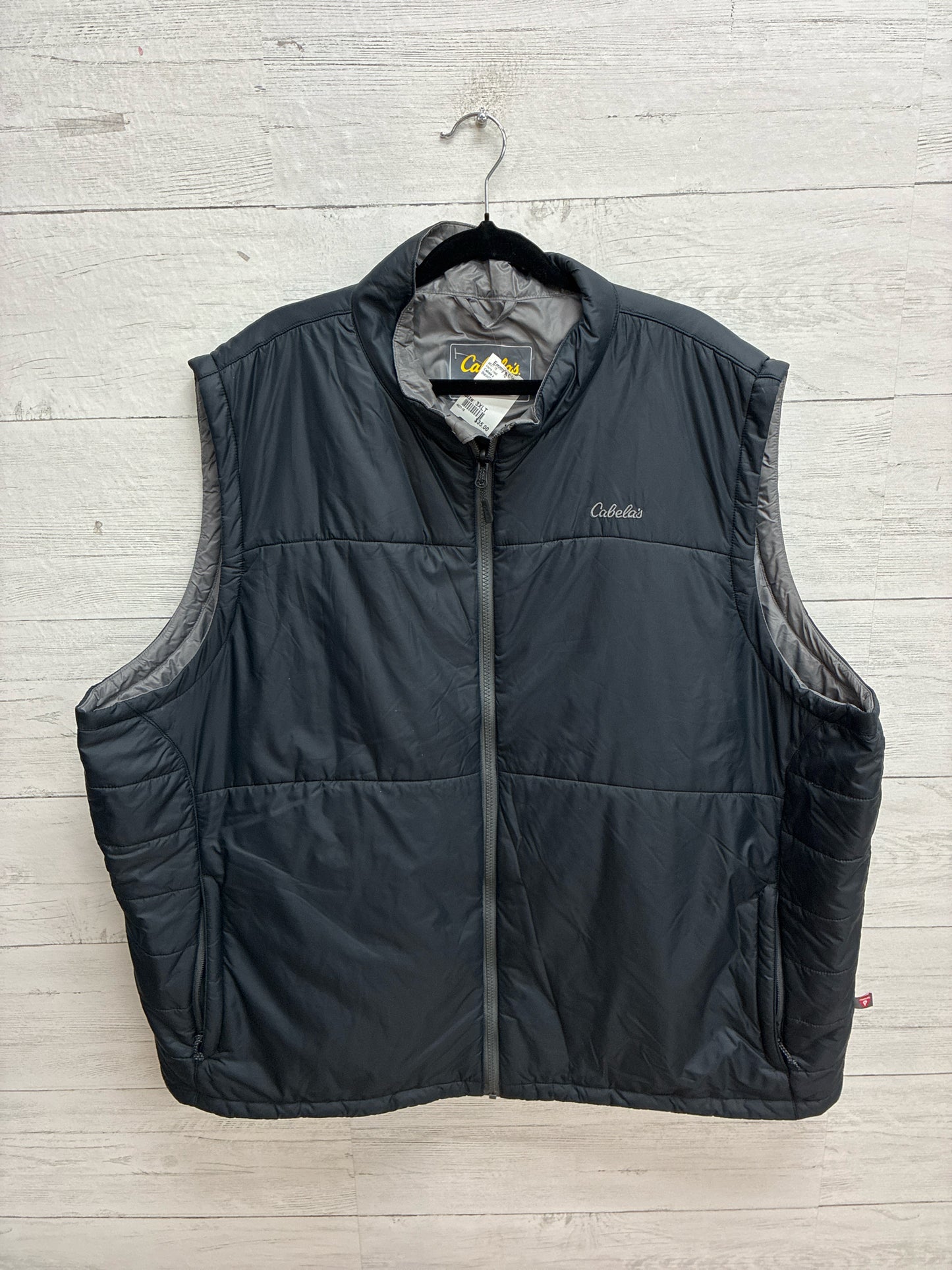 Size 3XLT Cabela's Black/Grey Mens Vest