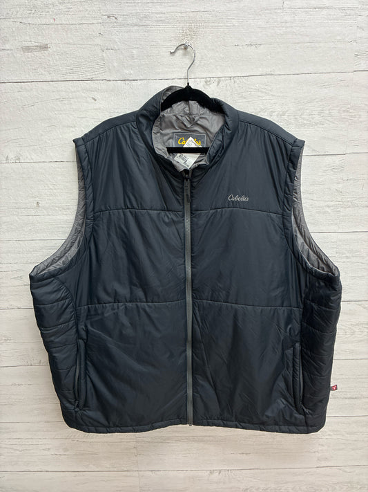 Size 3XLT Cabela's Black/Grey Mens Vest