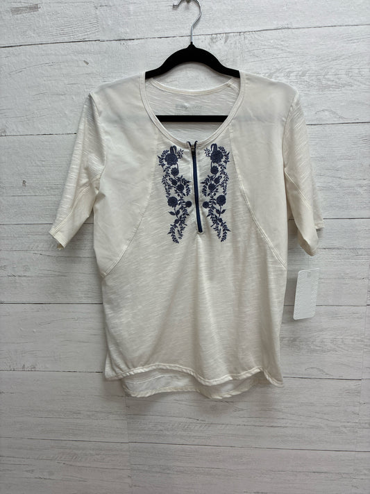 Size XL SHE BEEST Cream Womens Shirt
