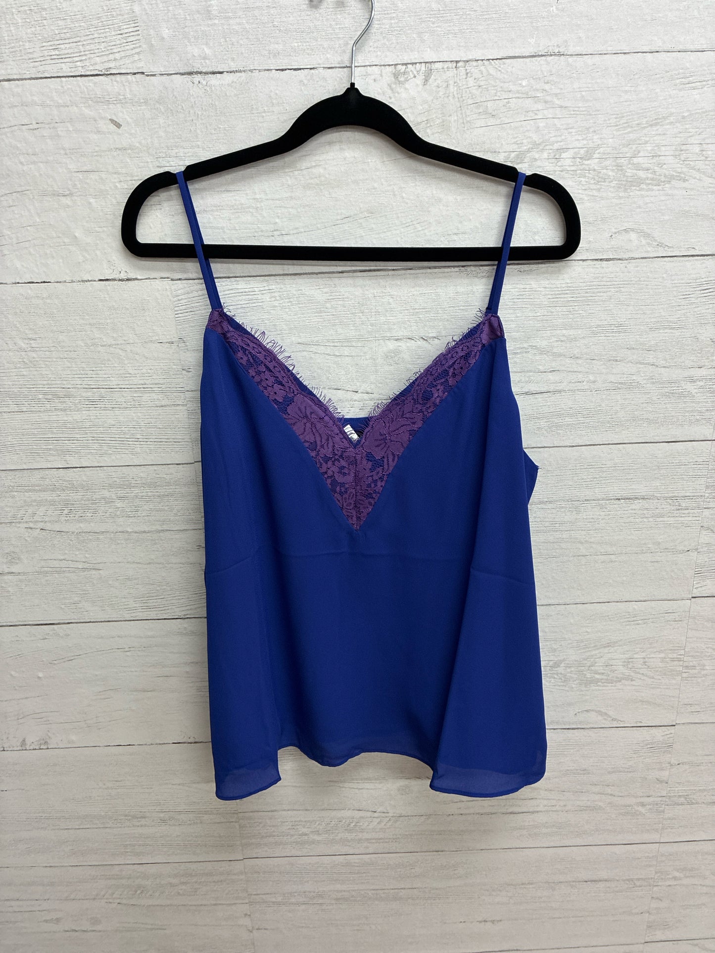 Size L Social Lite Purple Womens Tank-Top