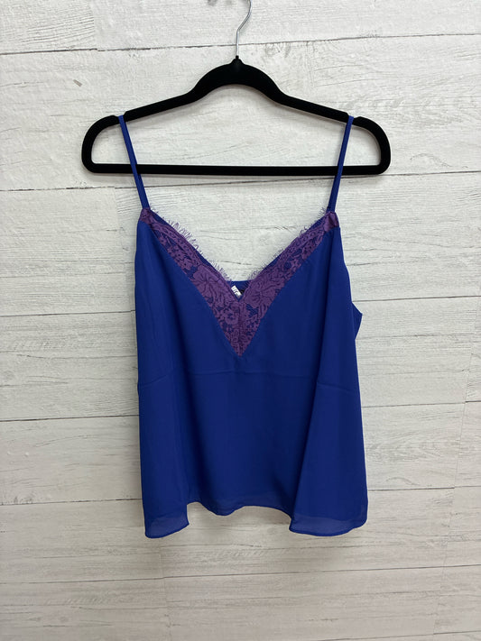 Size L Social Lite Purple Womens Tank-Top