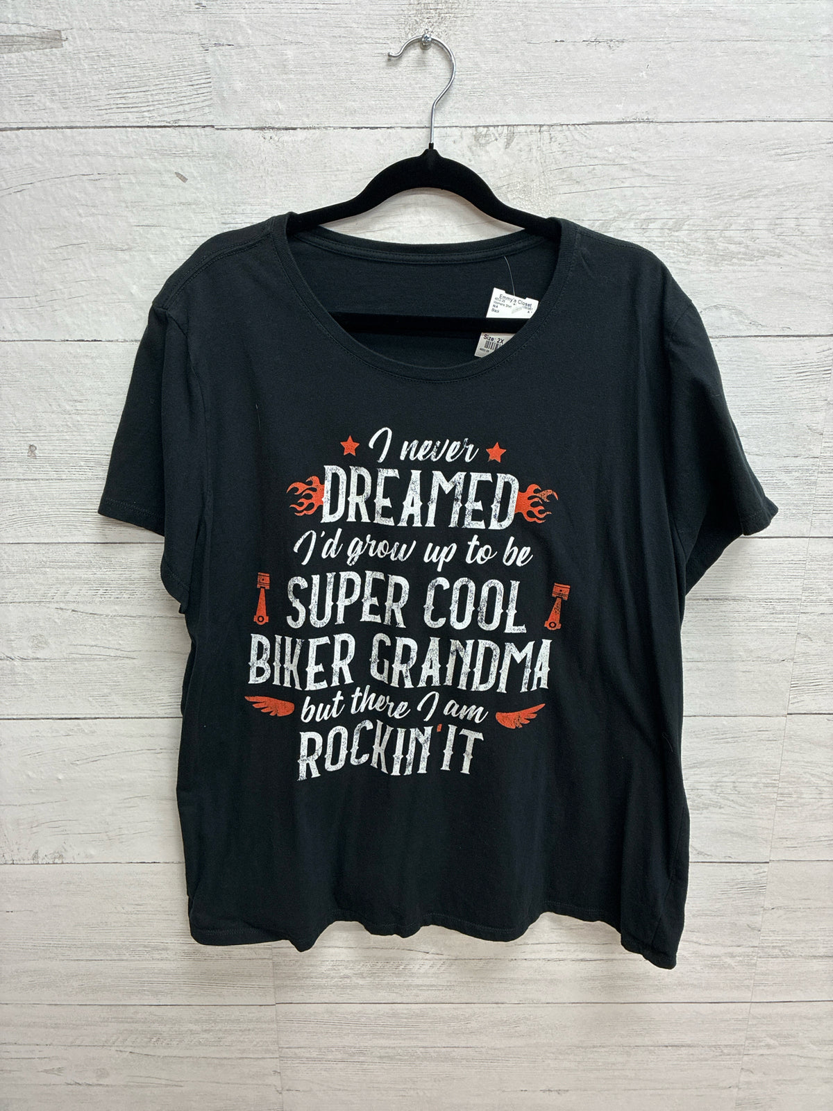 Size 2X N/A Black Womens Shirt