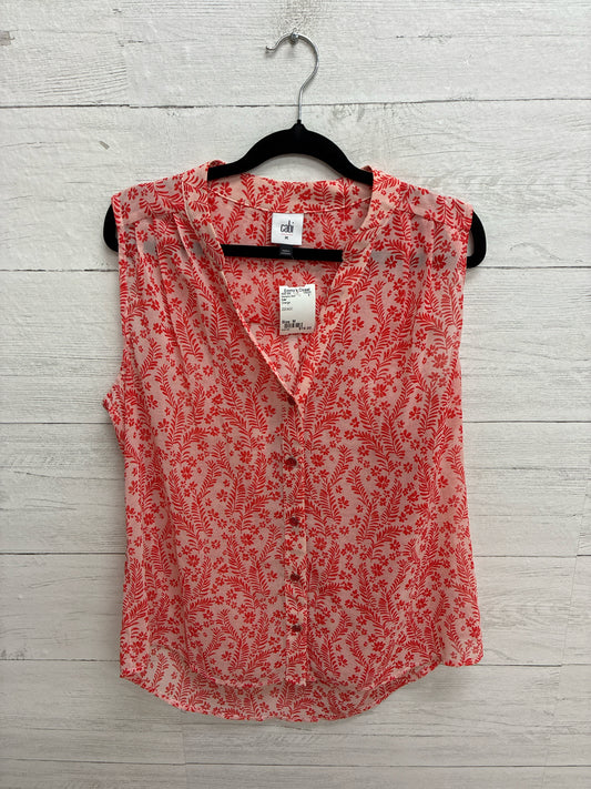 Size M Cabi Orange Womens Shirt