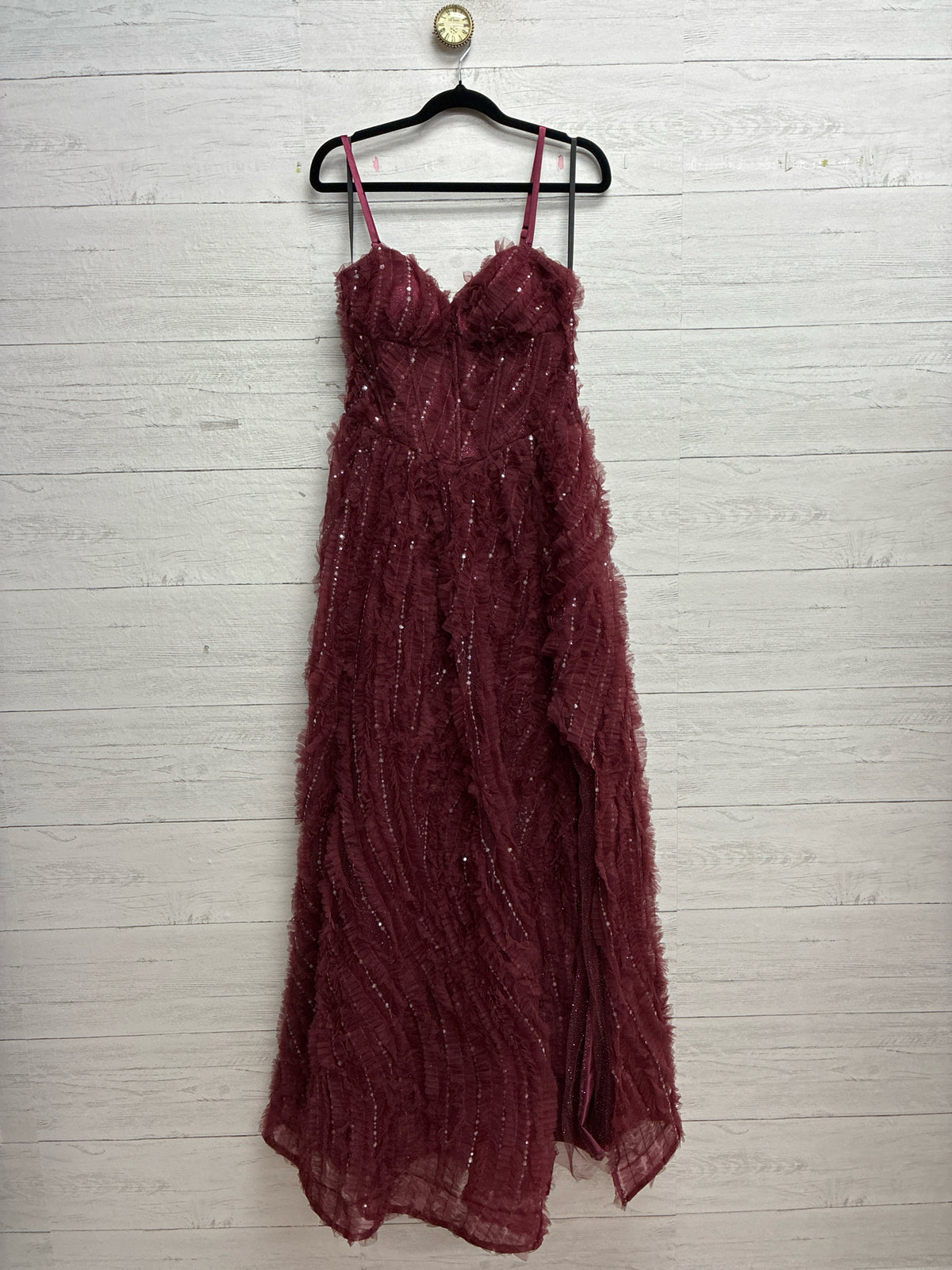 Size 7 Invitee Wine GOWN