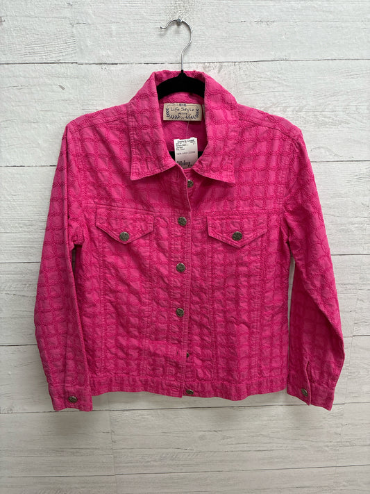 Size S Life Style Pink Womens Blazer