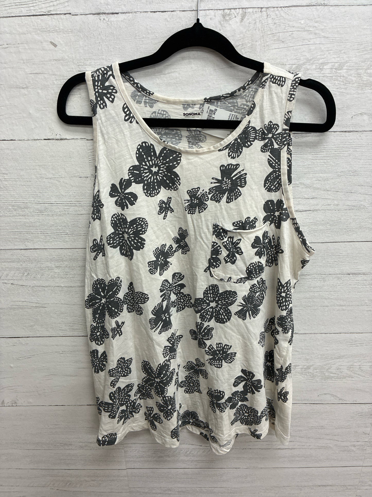 Size XL Sonoma Grey/white Womens Tank-Top