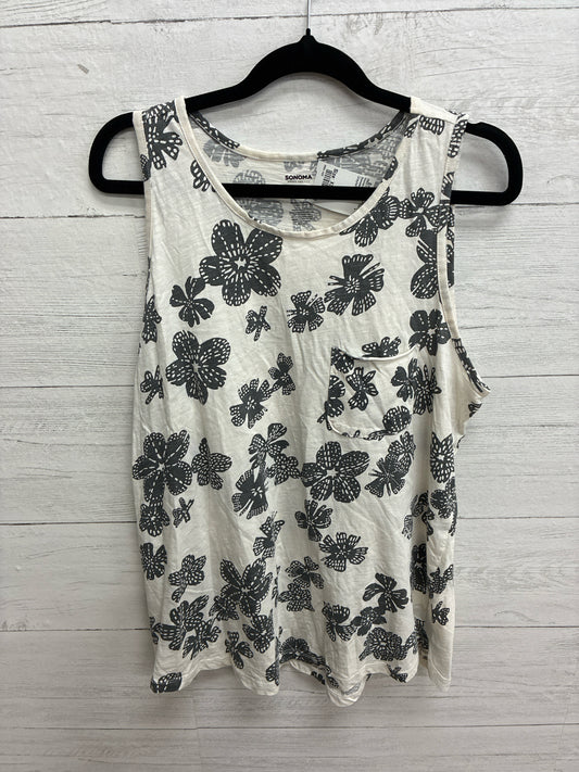 Size XL Sonoma Grey/white Womens Tank-Top