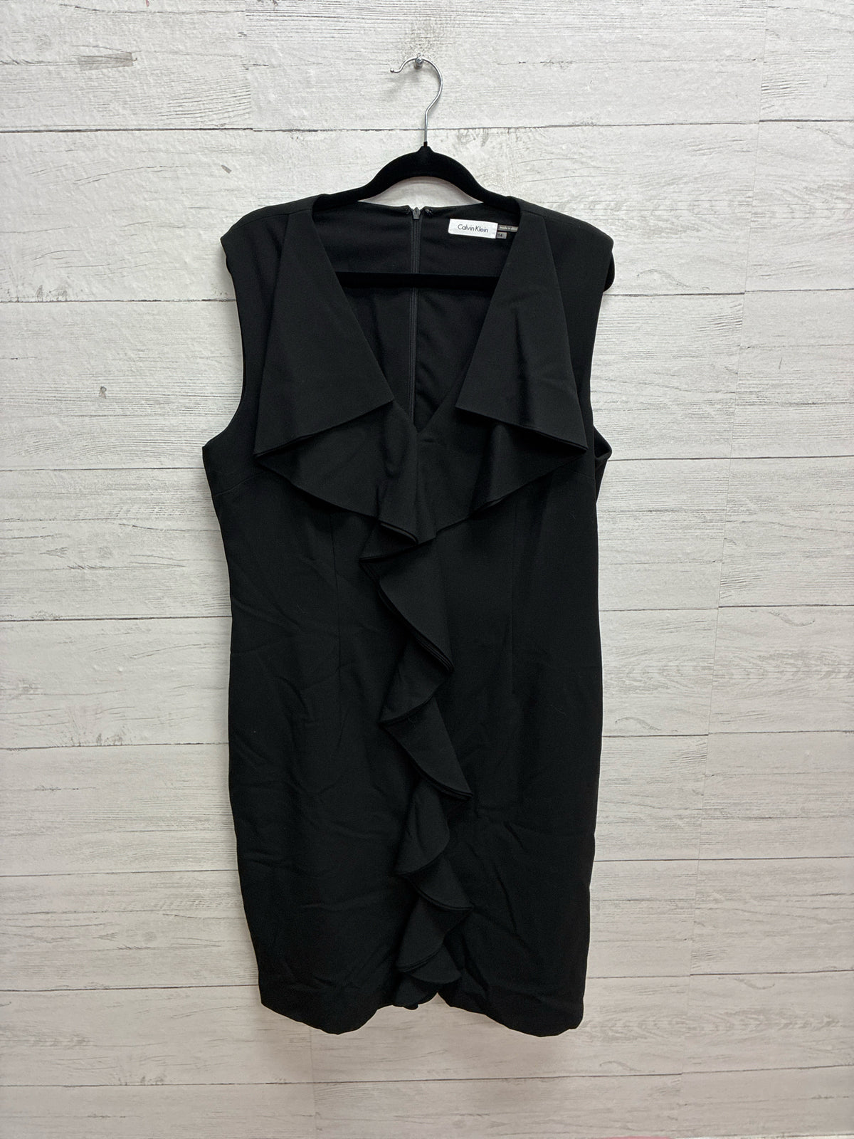Size 14 Calvin Klein Black Dress/Evening Wear