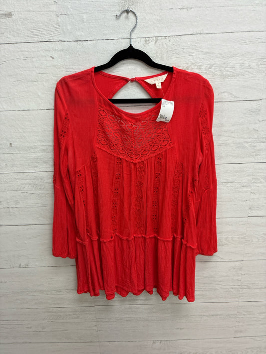 Size S Adiva Orange Womens Shirt