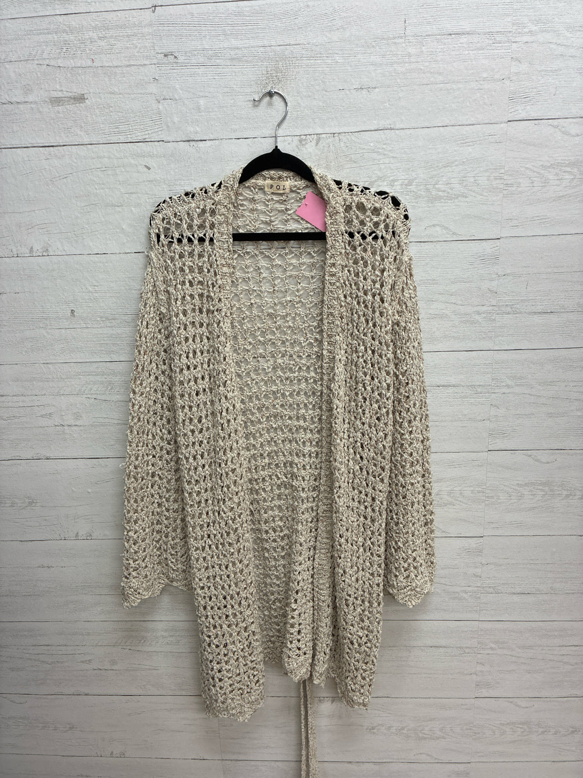 Size M POL Oatmeal Womens Cardigan