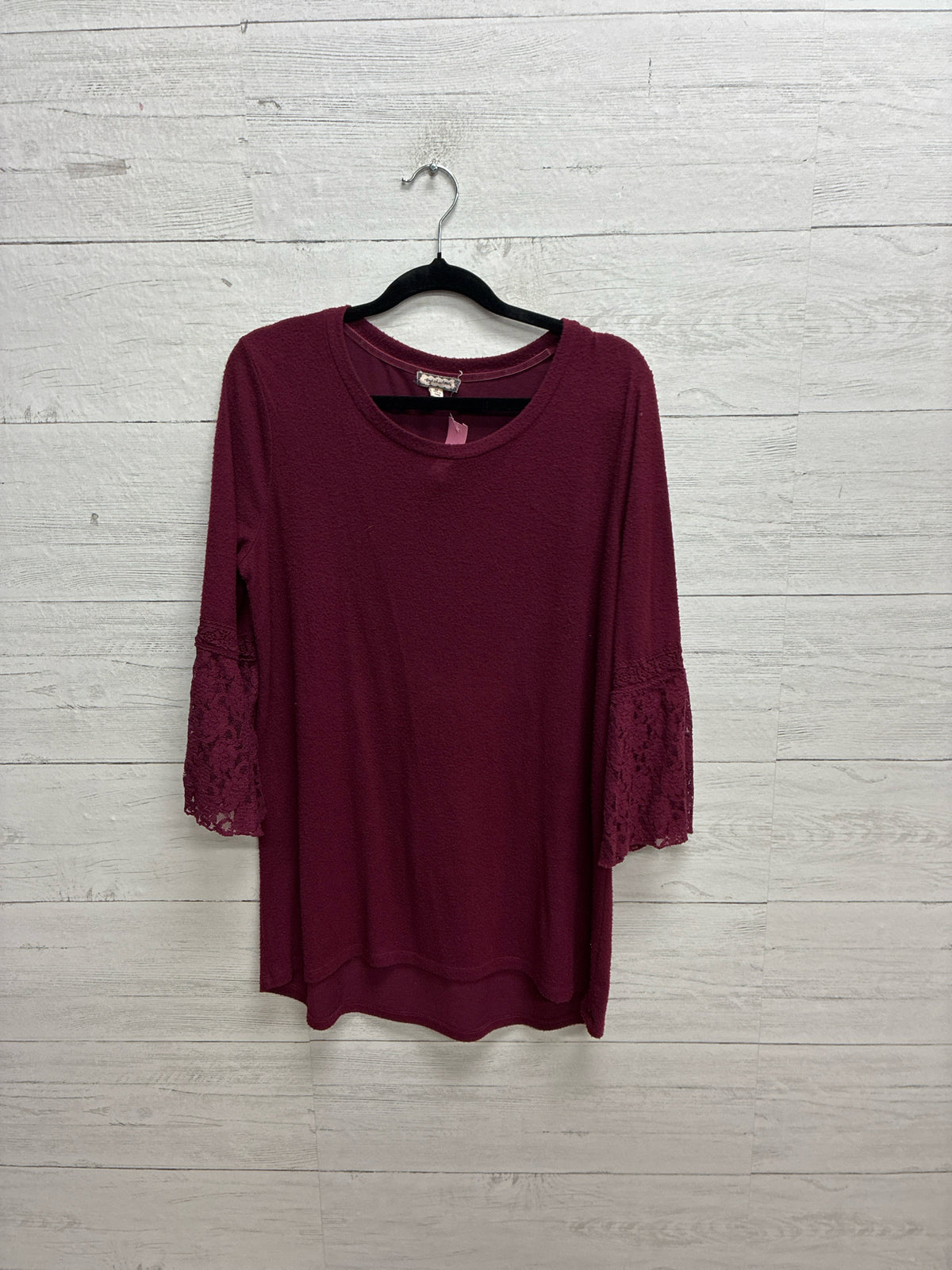 Size M eyeshadow Burgundy Womens Sweater