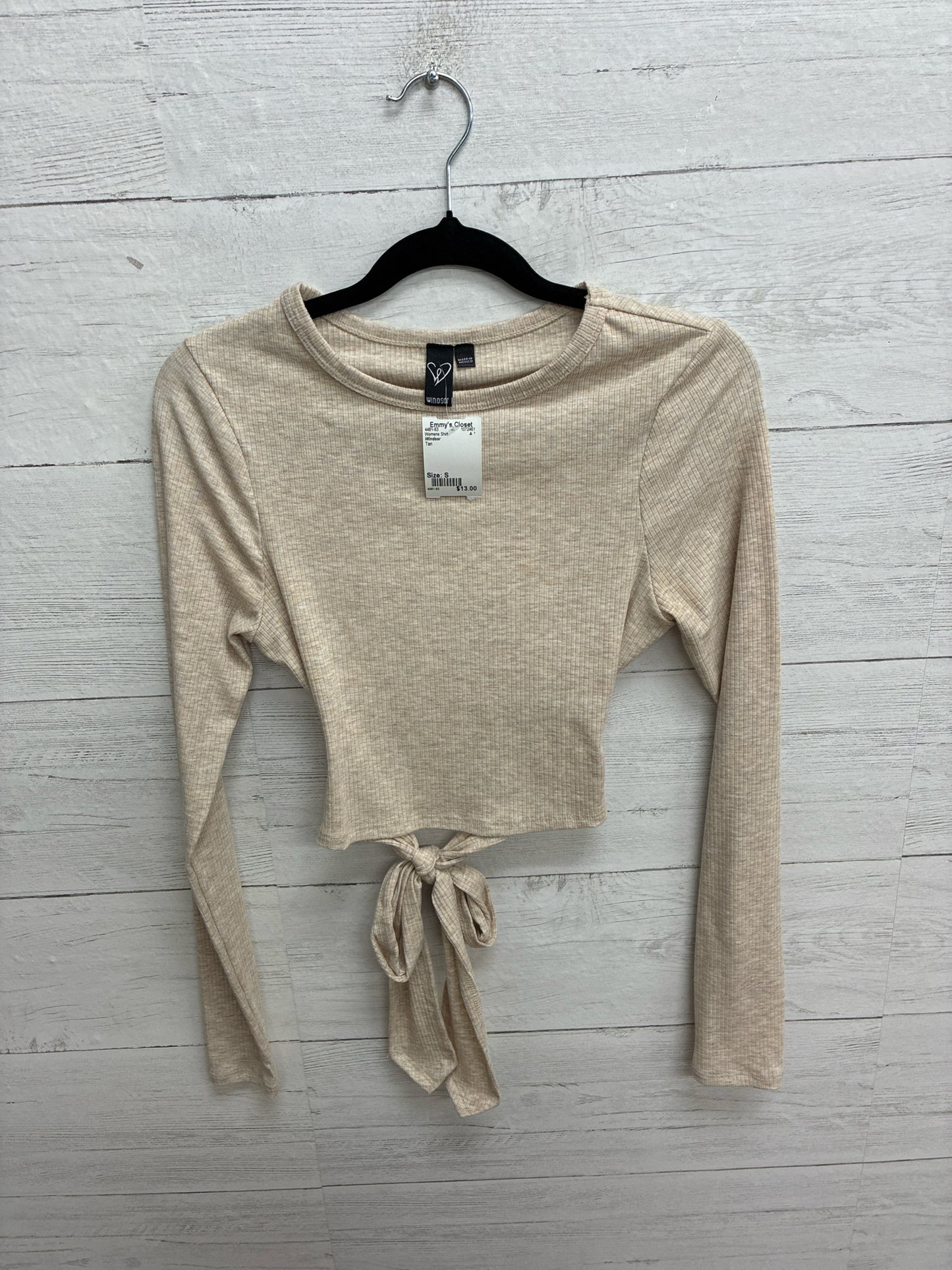 Size S Windsor Tan Womens Shirt