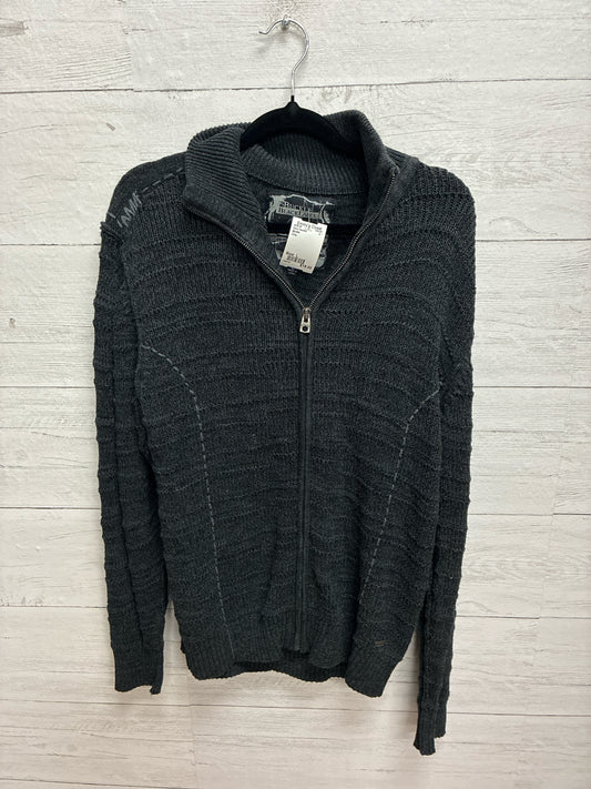 Size L Buckle Grey Mens Sweater