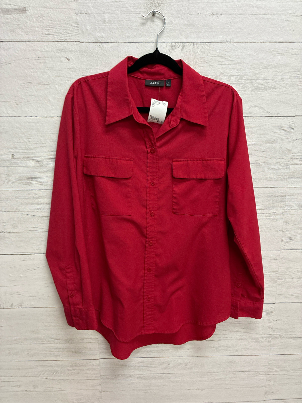 Size L APT.9 Red Womens Shirt