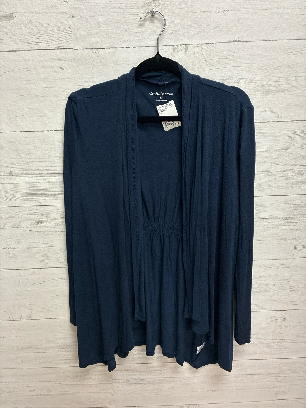 Size M Croft & Barrow Navy Womens Cardigan