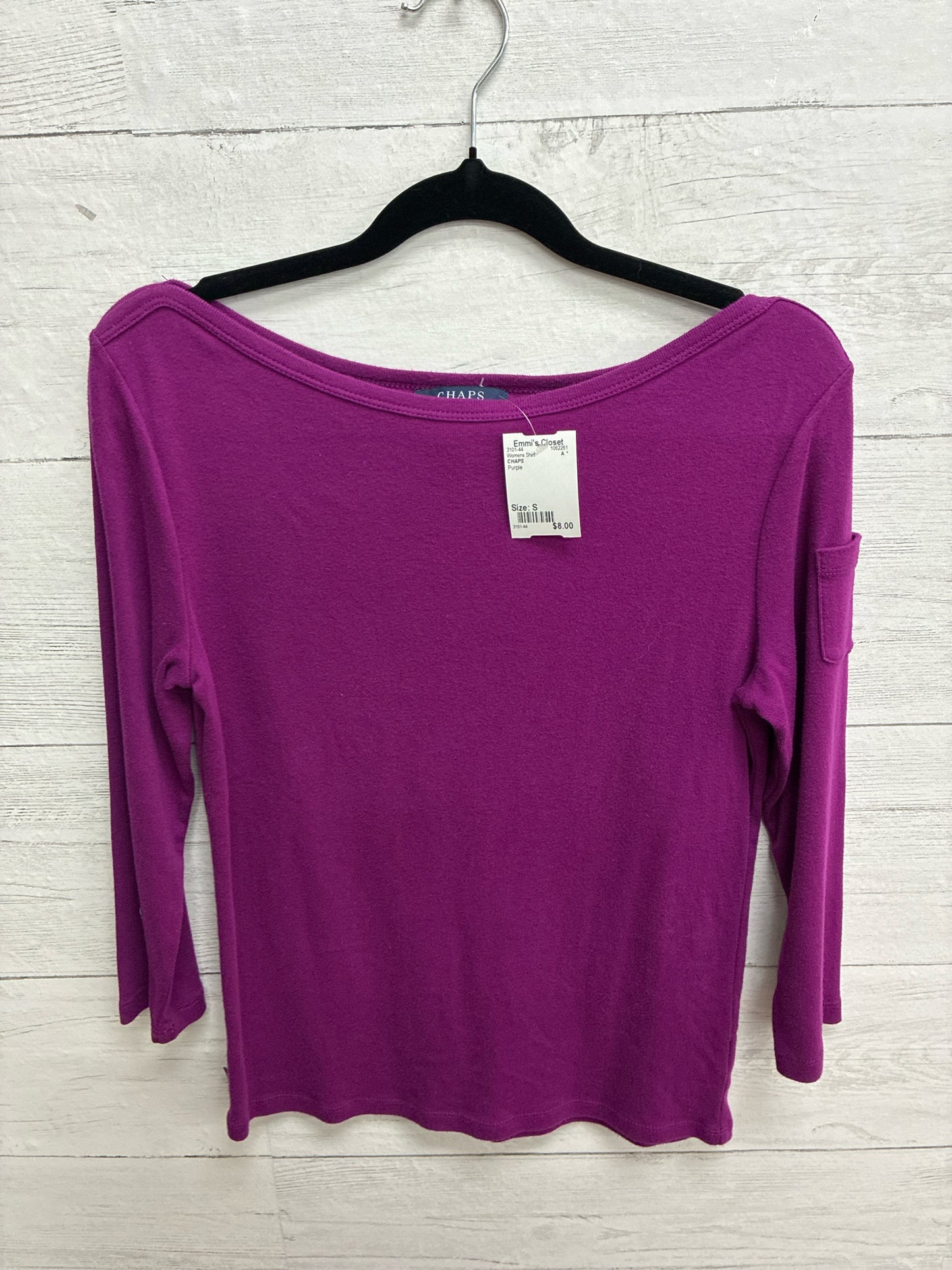 Size S CHAPS Purple Womens Shirt