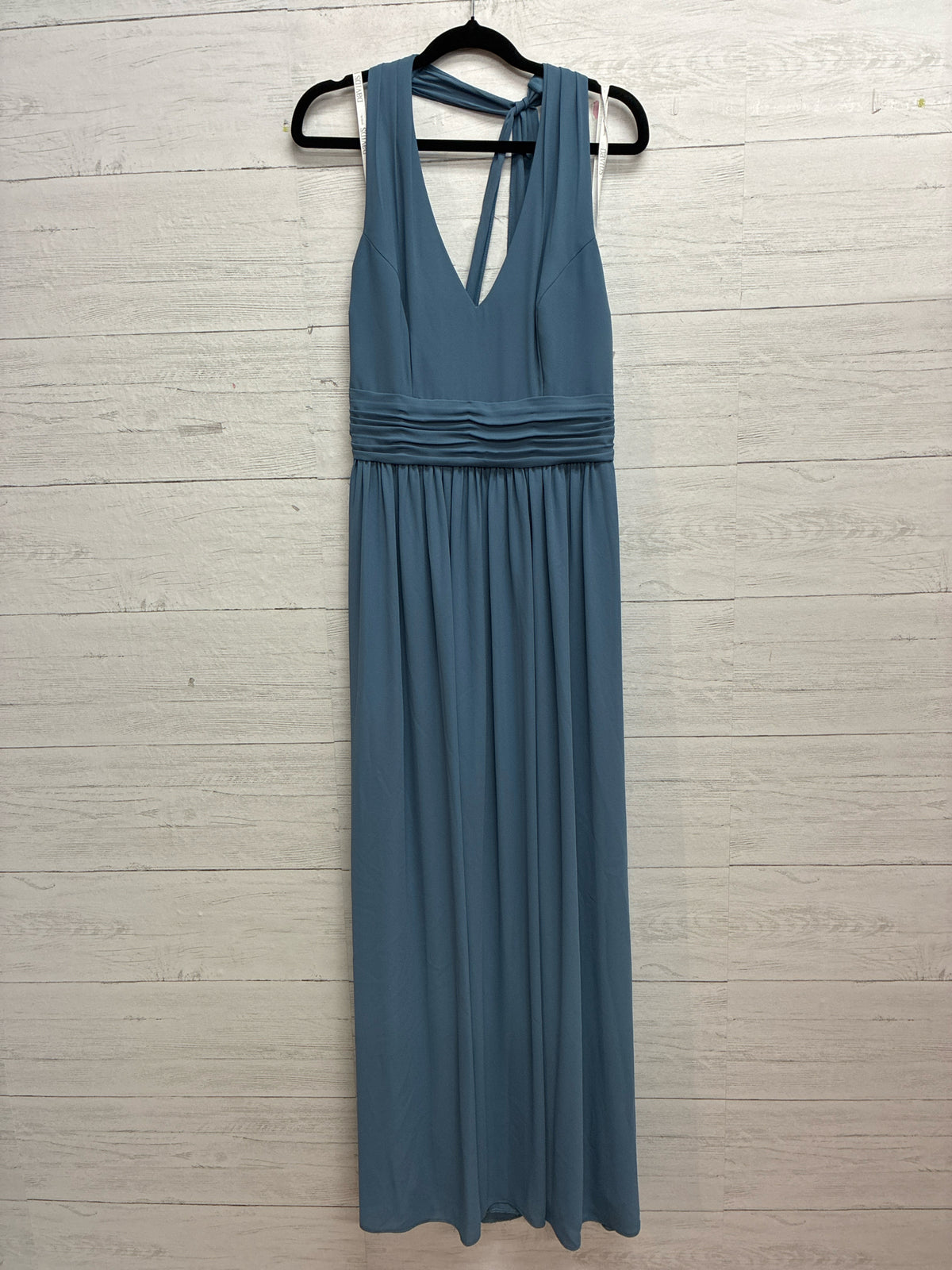 Size 4 Davids Bridal Blue GOWN
