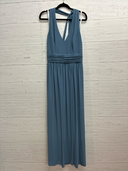 Size 4 Davids Bridal Blue GOWN