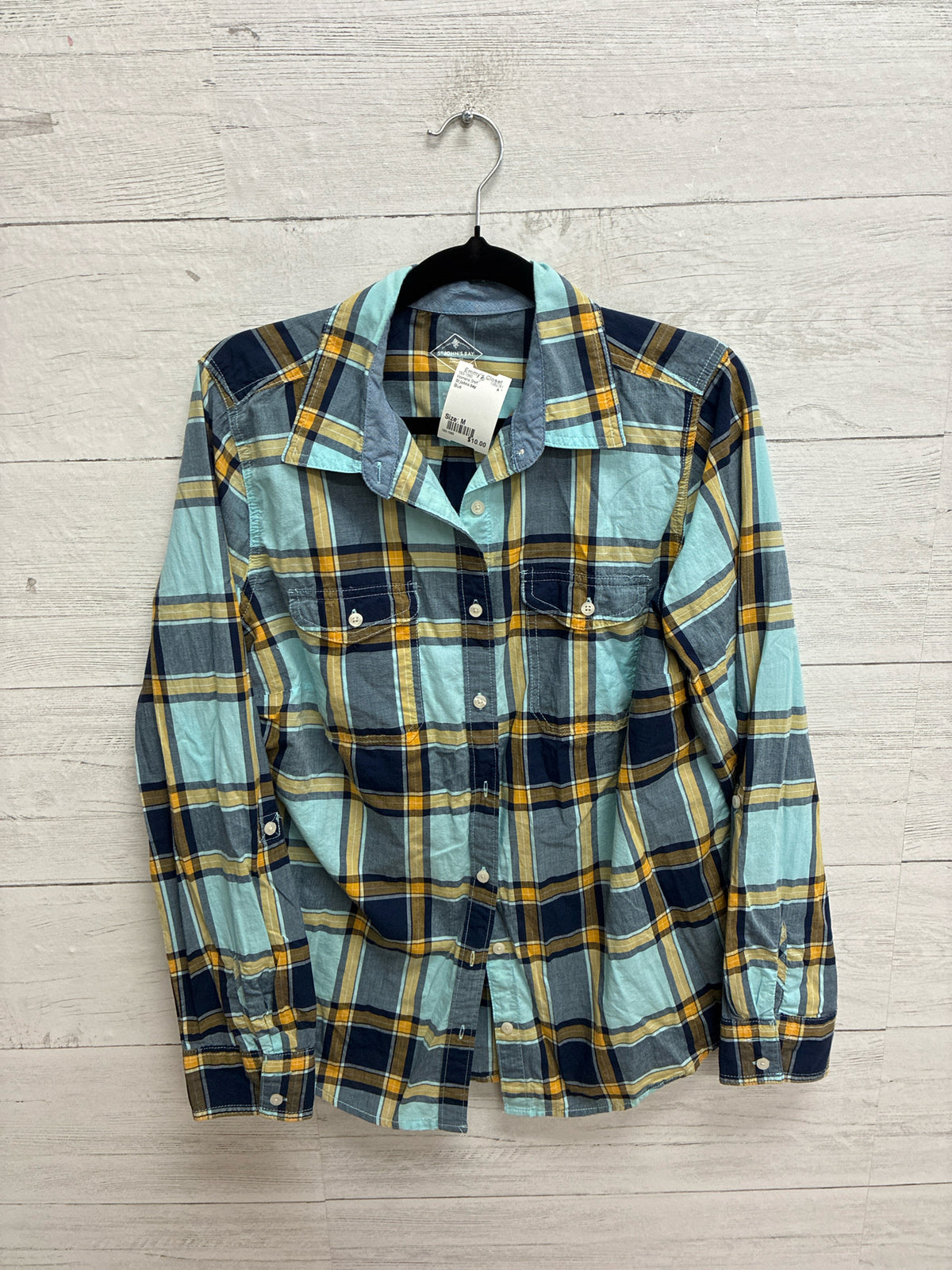 Size M St johns bay Blue Womens Shirt