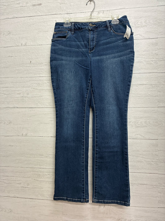 Size 10S Croft & Barrow Blue Denim Womens Jeans