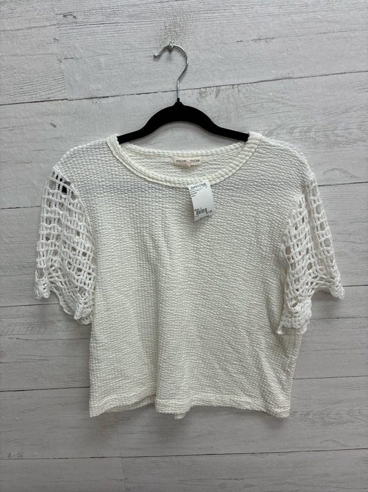 Size L Moa Moa White Womens Shirt
