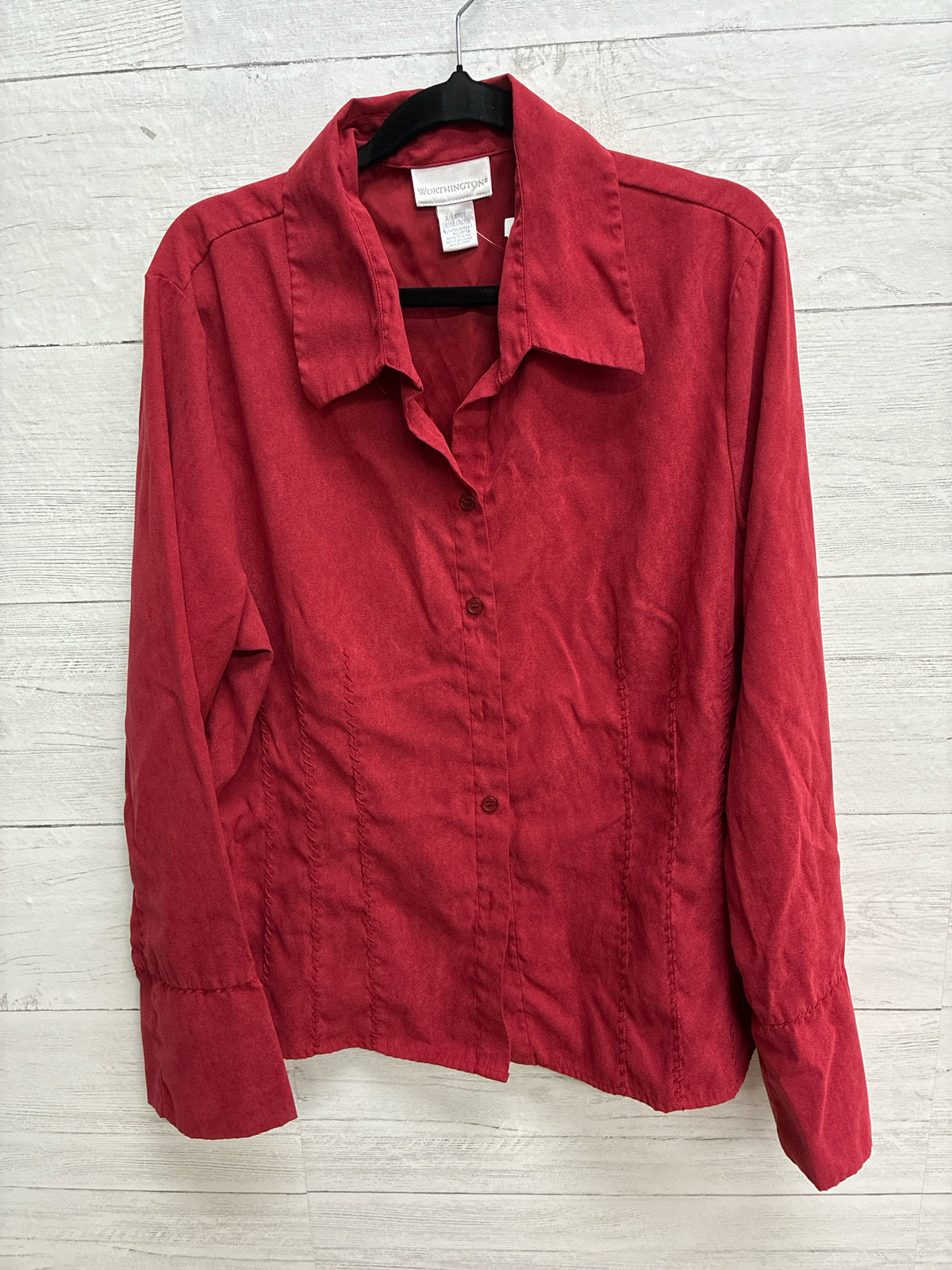 Size XL Worthington Red Womens Shirt