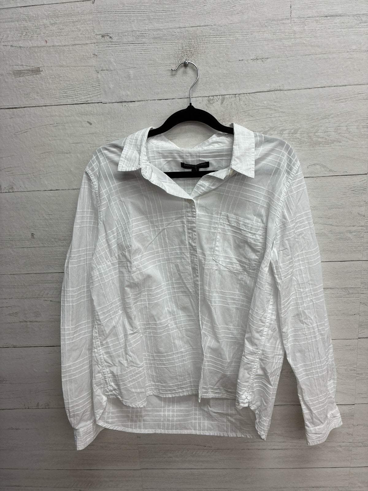 Size L Banana Republic White Womens Shirt