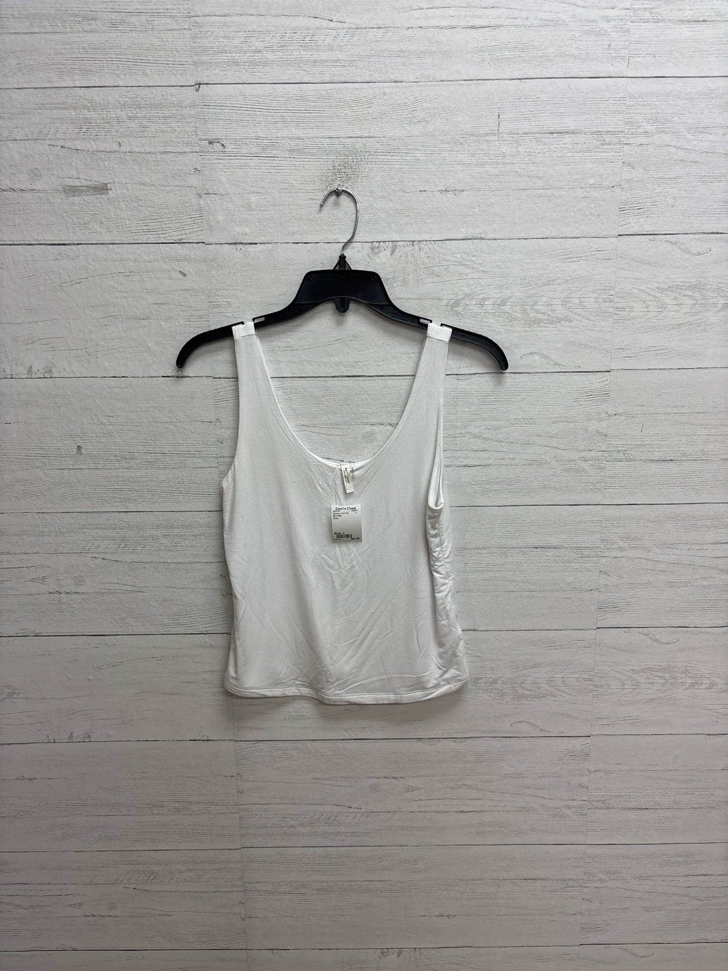 Size L BE COOL White Womens Tank-Top