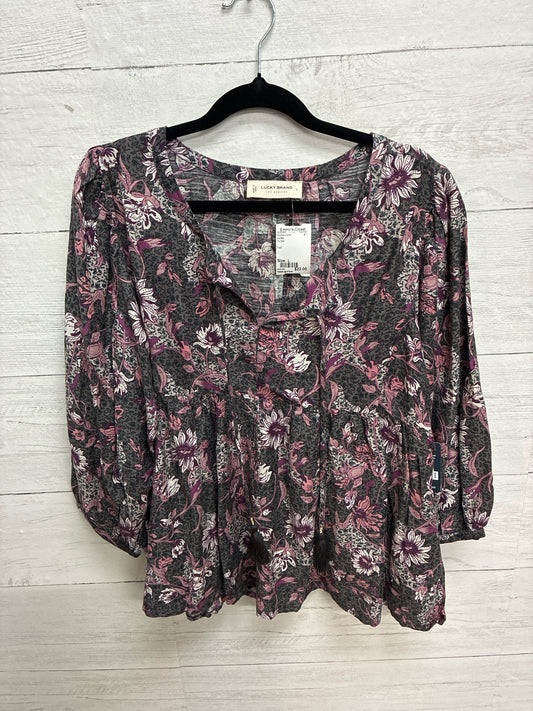 Size L Lucky Purple Womens Shirt