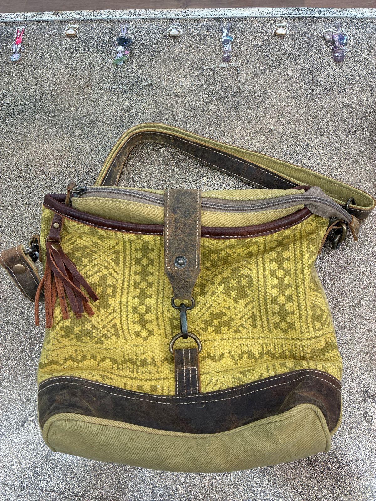 Myra Bag Green Purse