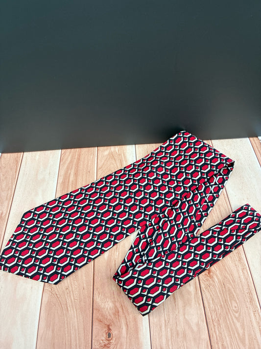 Courchevel Red/black Men's Tie