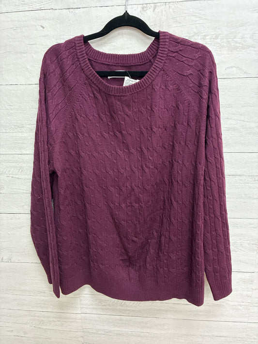 Size XL Croft & Barrow Burgundy Womens Sweater