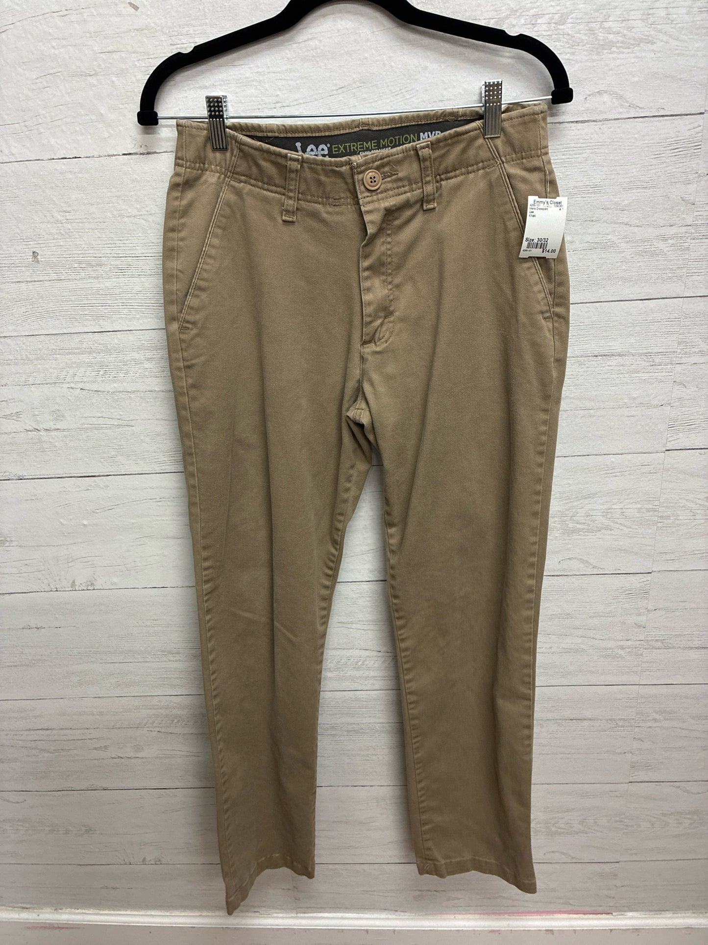 Size 30/32 Lee Khaki Mens Dresspant
