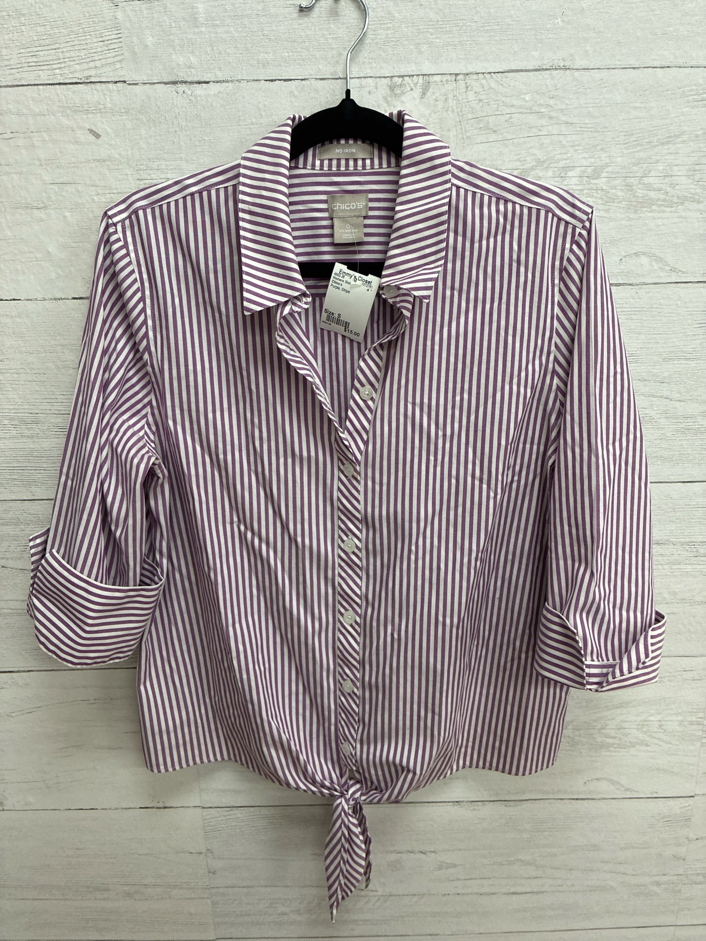 Size S Chico's Purple Womens Shirt