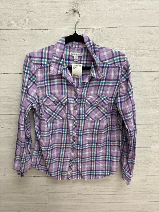 Size M Croft & Barrow Purple Womens Shirt