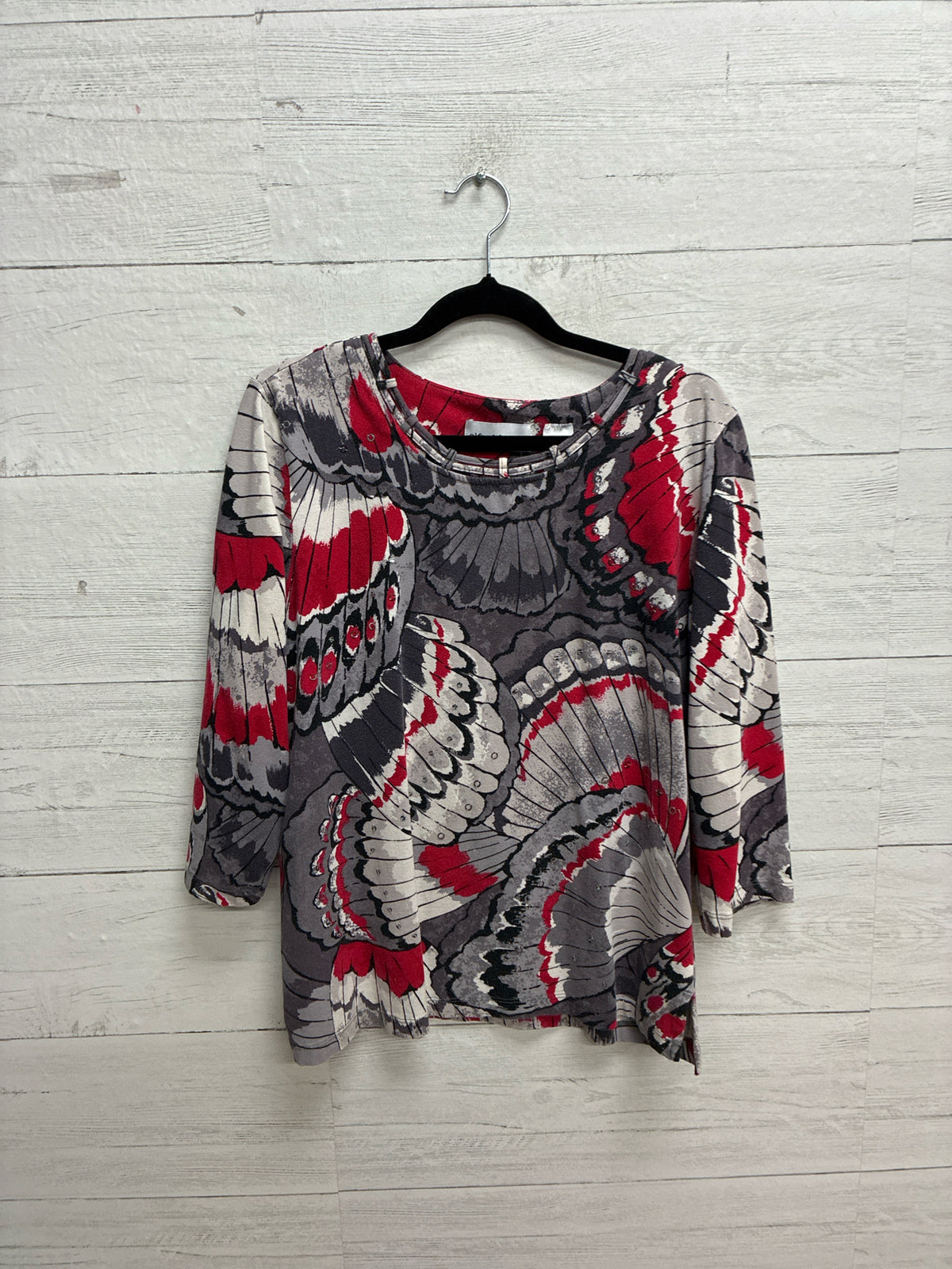 Size M Alfred Dunner Gray Womens Shirt