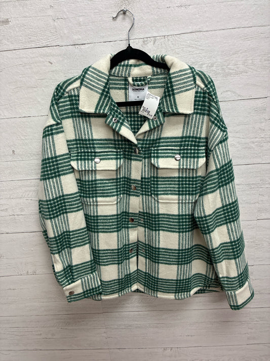 Size M Sonoma Green Womens Shacket