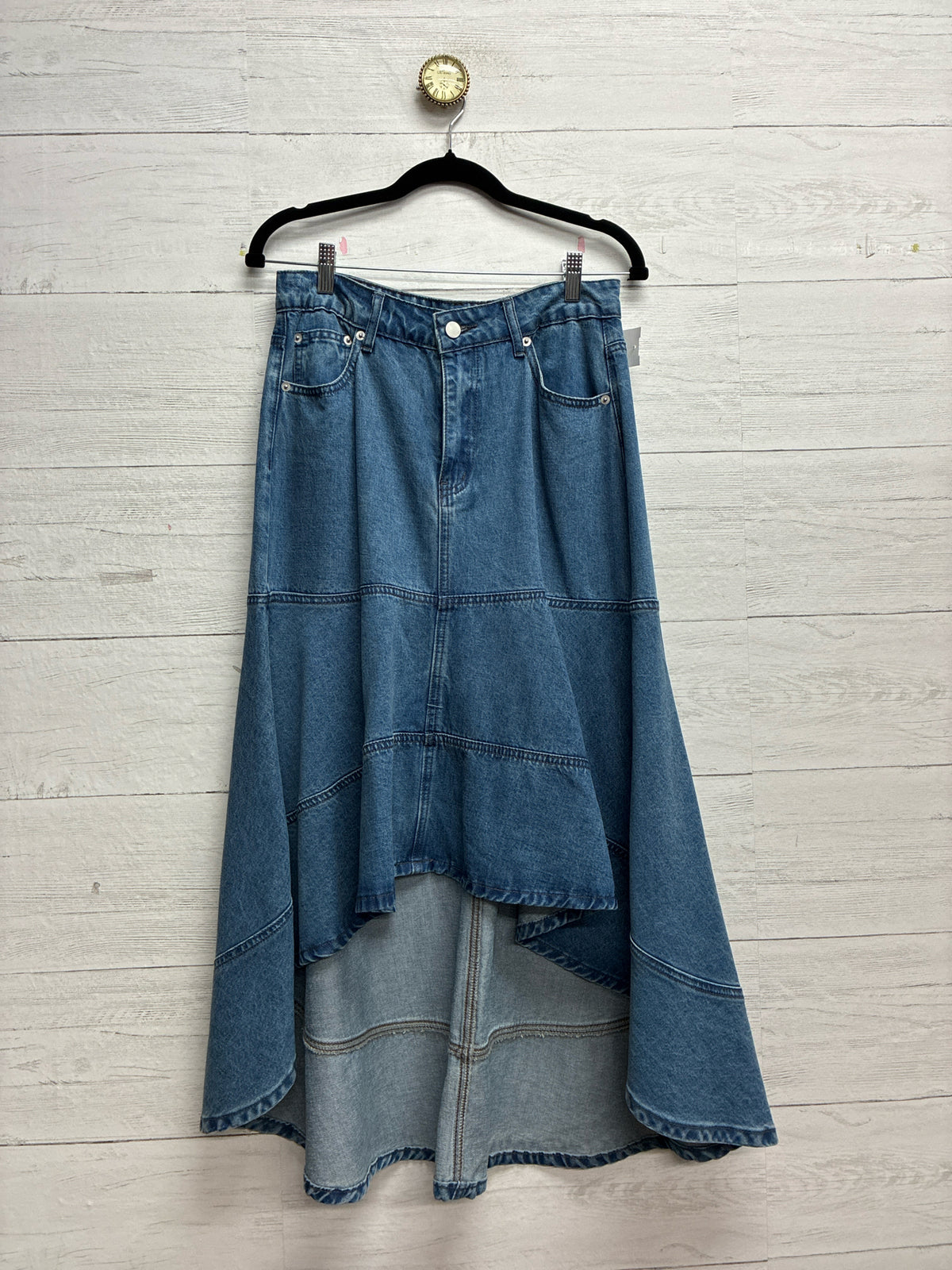 Size M Pink Lily Denim Dress/Evening Wear