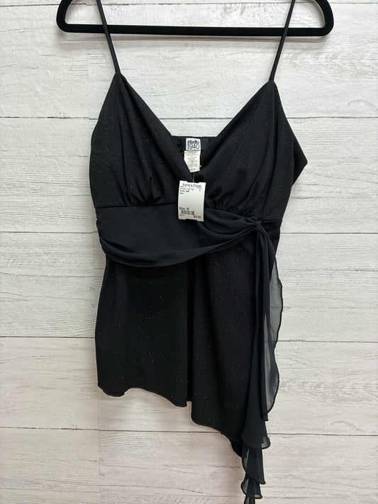 Size M Studio 1940 Black Womens Tank-Top