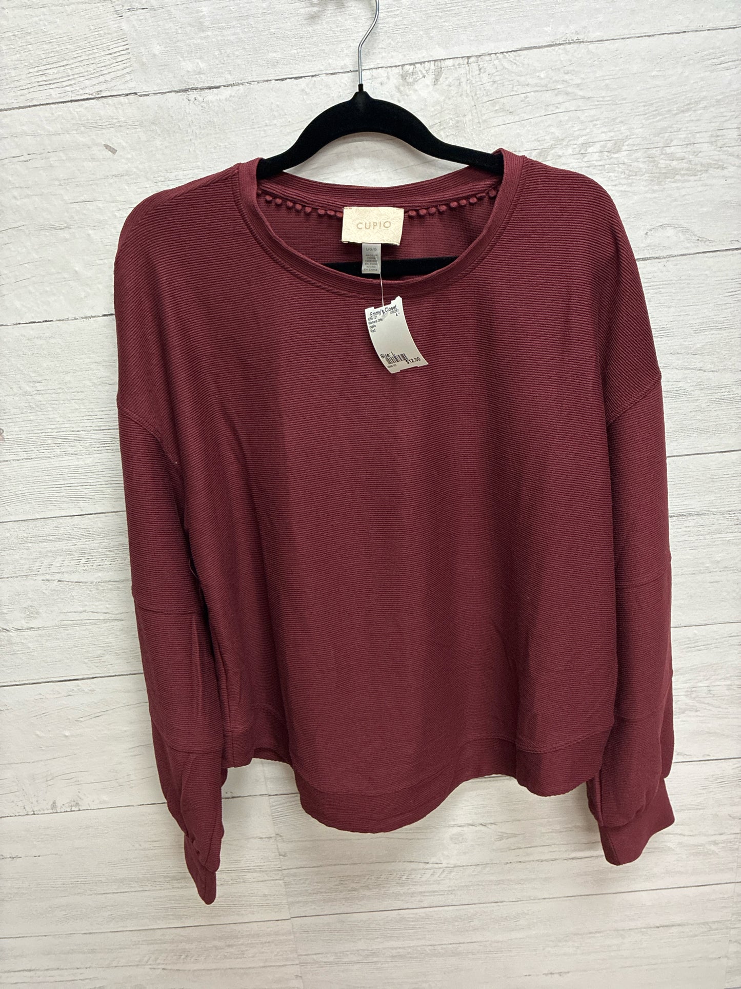 Size L cupio Red Womens Shirt
