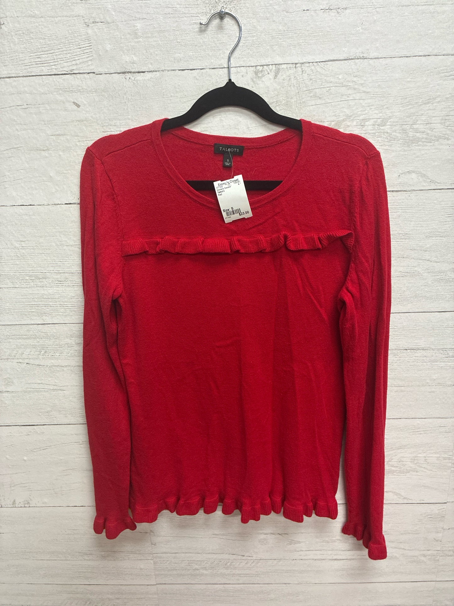 Size S Talbot's Red Womens Sweater