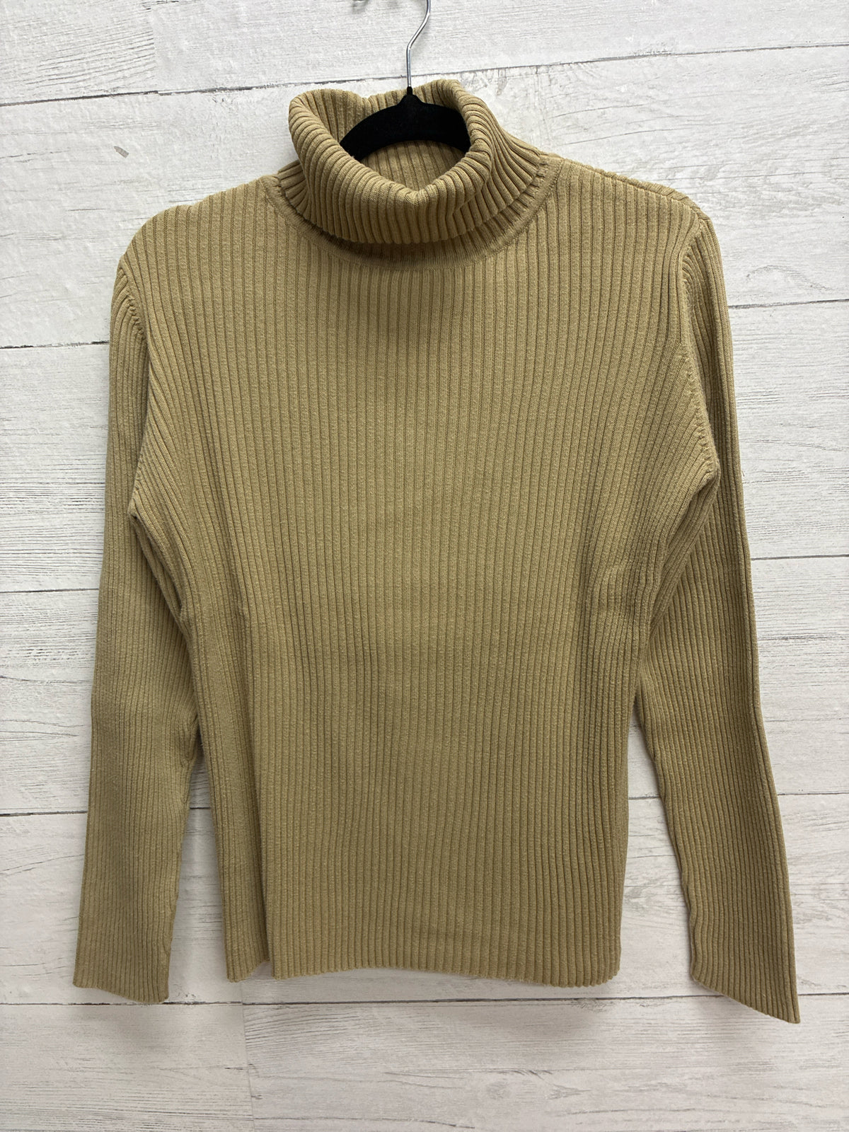 Size M JJill Khaki Womens Turtleneck