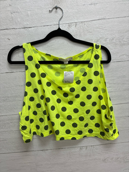 Size M Forever 21 Yellow Womens Tank-Top