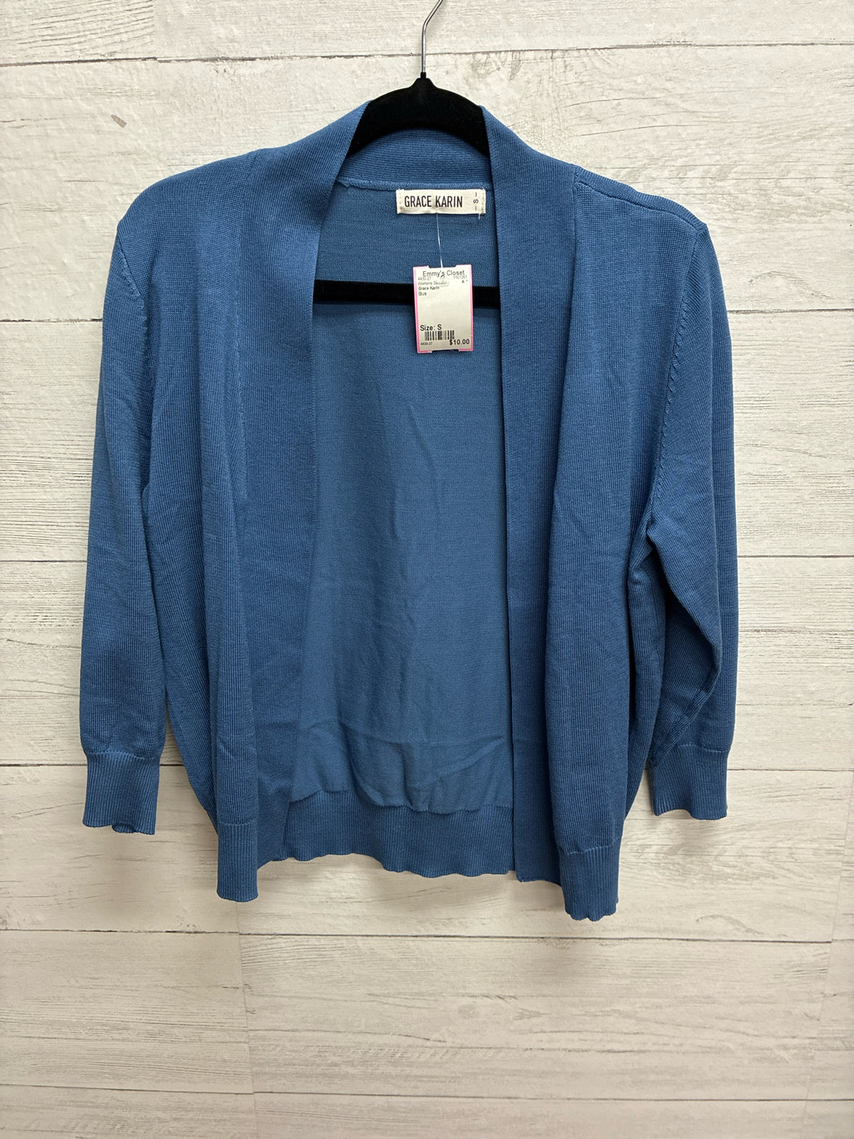 Size S Grace Karin Blue Womens Sweater